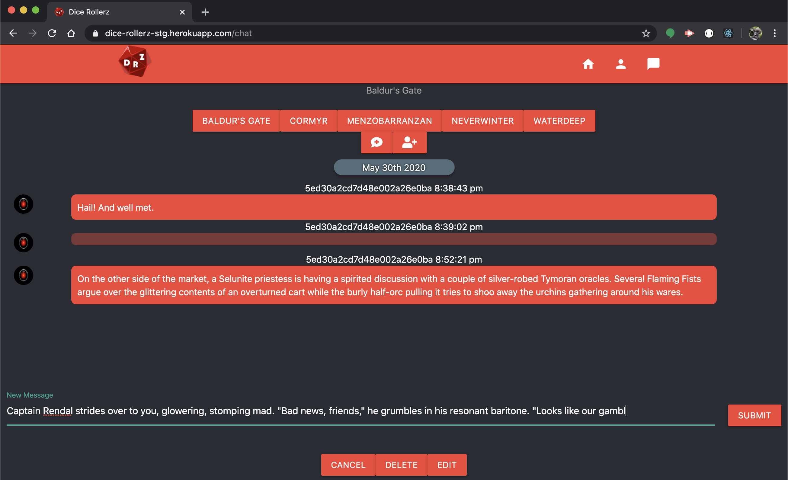 D&D Chatroom