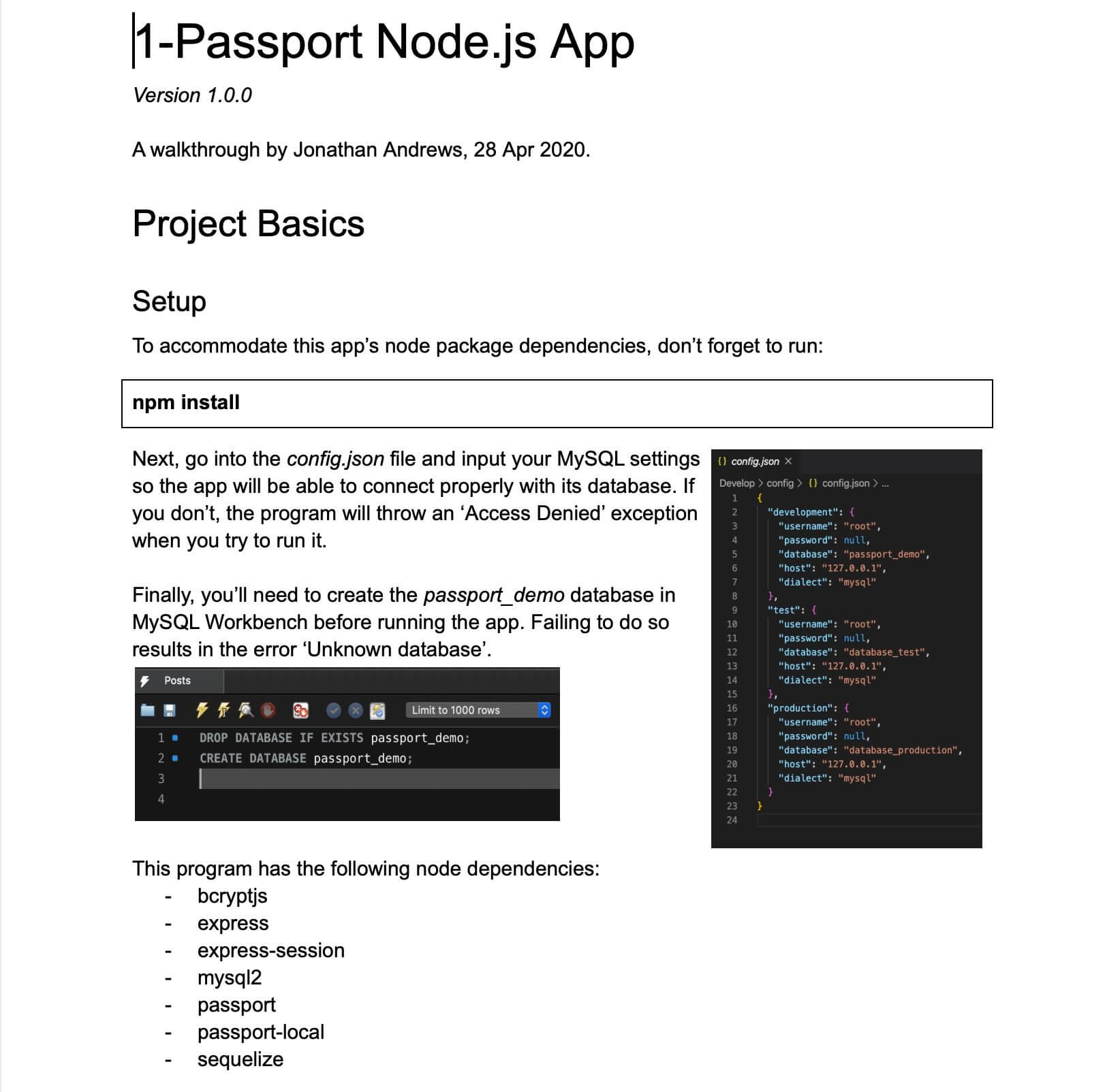 A sleek-looking and immaculately-written technical document with pictures